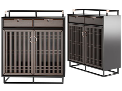 新中式餐边柜 玄关柜