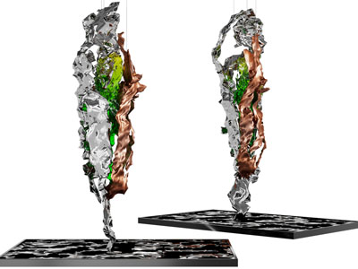 现代雕塑雕刻摆件组合