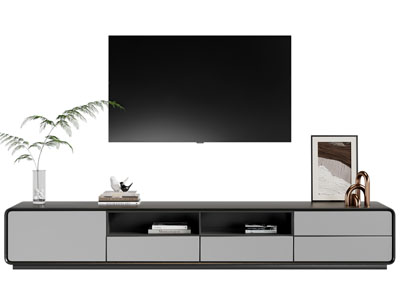 现代电视柜 电视机