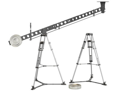 现代三脚架 升降架 摄影器材3d模型 现代三脚架 升降架 摄影器材