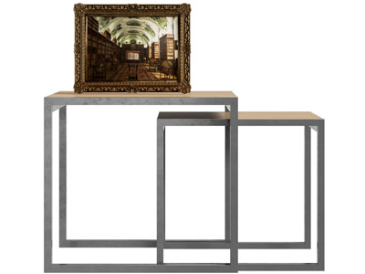 现代套叠茶几边几 装饰挂画3d模型 现代套叠茶几边几 装饰挂画