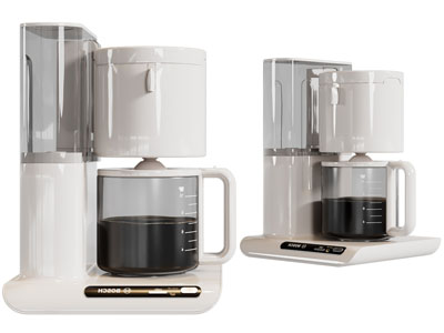 现代滴漏式咖啡机3d模型 现代滴漏式咖啡机