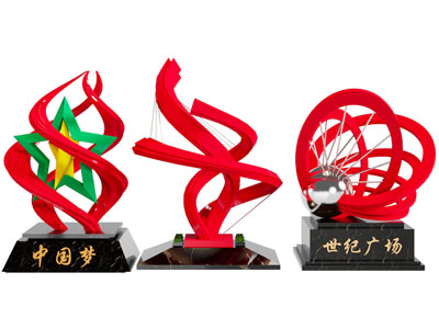 现代城市雕塑小品 摆件3d模型 现代城市雕塑小品 摆件