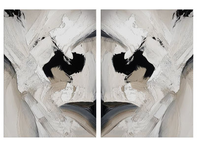 现代抽象装饰挂画3d模型 现代抽象装饰挂画