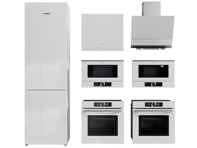 现代冰箱 烤箱 抽油烟机厨房电器3d模型 现代冰箱 烤箱 抽油烟机厨房电器