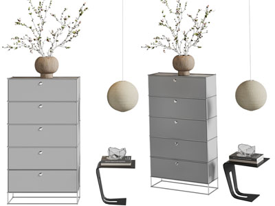 现代斗柜、边几