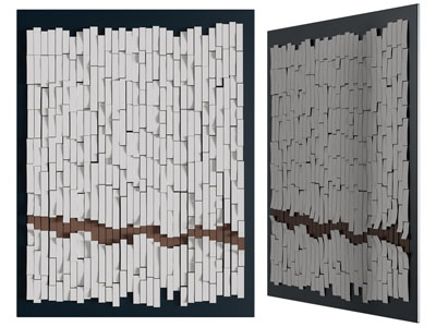 现代立体装饰挂画3d模型 现代立体装饰挂画