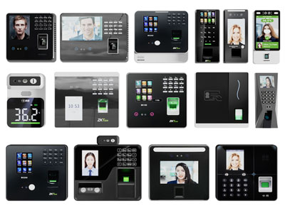 现代打卡机、考勤打卡机、人脸识别机3d模型 现代打卡机、考勤打卡机、人脸识别机