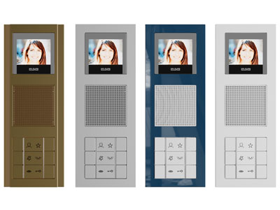 现代可视门铃 对讲机3d模型 现代可视门铃 对讲机