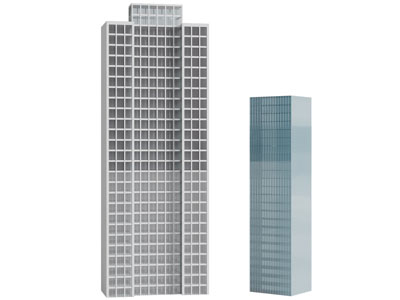 现代高楼 住宅楼建筑3d模型 现代高楼 住宅楼建筑