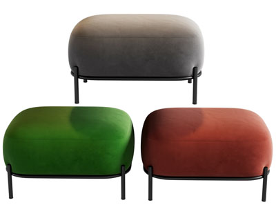 现代方形沙发凳子