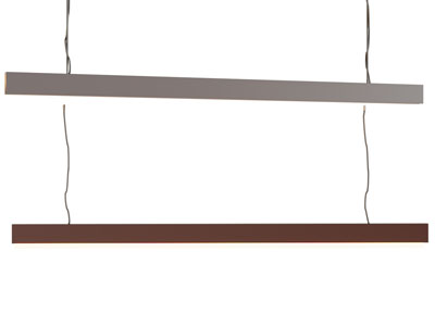 现代长条形办公吊灯