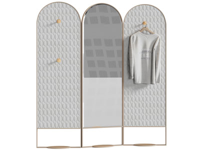 现代轻奢穿衣镜屏风