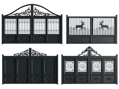 欧式雕花铁艺大门