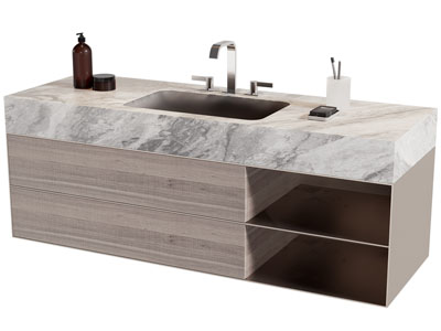 现代洗手台 浴室柜