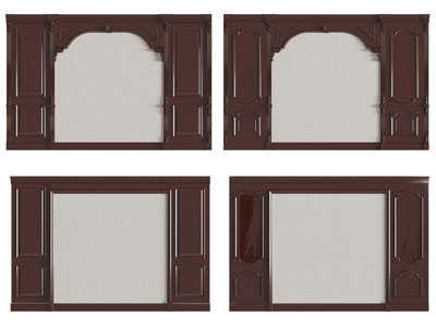 美式电视背景墙