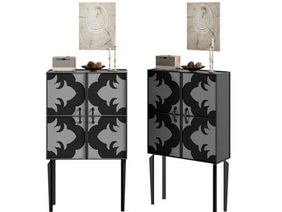 现代高脚玄关柜、边柜