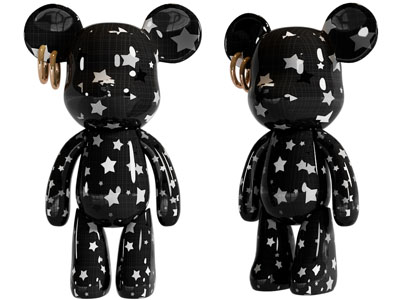 现代暴力熊雕塑雕刻摆件3d模型 现代暴力熊雕塑雕刻摆件