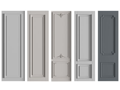 美式雕花护墙板