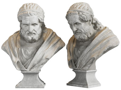 欧式半身人物雕塑雕刻3d模型 欧式半身人物雕塑雕刻