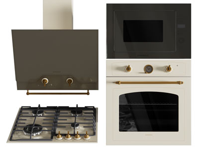 现代抽油烟机、燃气灶、烤箱家用电器3d模型 现代抽油烟机、燃气灶、烤箱家用电器