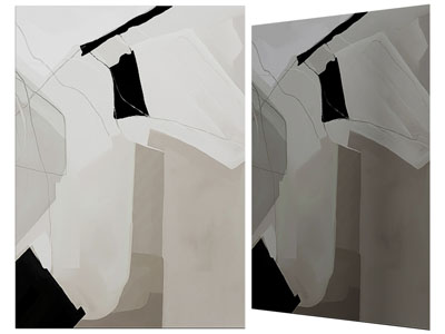 现代装饰挂画3d模型 现代装饰挂画