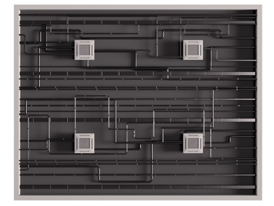 工业风loft管道天花吊顶