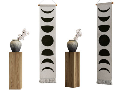 侘寂风墙饰挂件