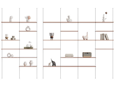 现代轻奢金属收纳装饰架