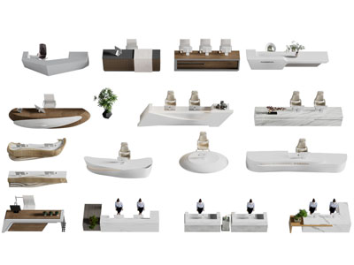 现代前台接待台