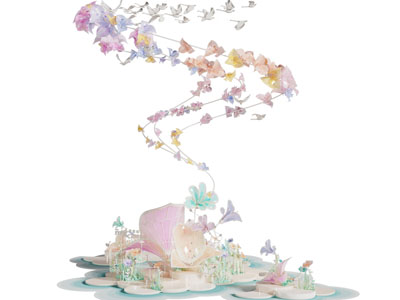 现代春天花园美陈