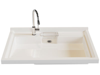 现代带搓衣板的洗衣盆、水龙头3d模型 现代带搓衣板的洗衣盆、水龙头