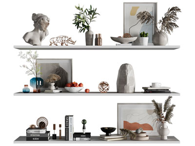 现代雕塑雕刻、装饰品摆件组合