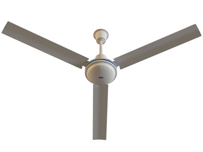 现代三叶电风扇 吊扇3d模型 现代三叶电风扇 吊扇