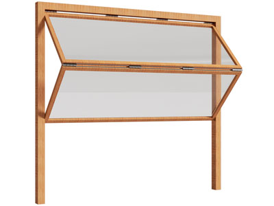 现代可折叠推拉窗户