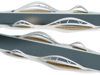 现代大桥3d模型 现代大桥