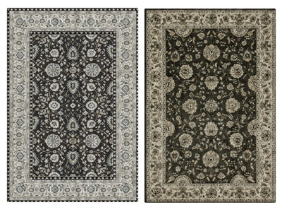 欧式花纹长方形地毯3d模型 欧式花纹长方形地毯