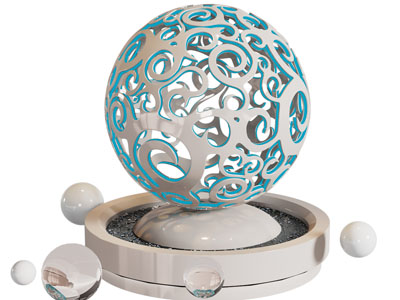 新中式祥云雕塑雕刻小品3d模型 新中式祥云雕塑雕刻小品