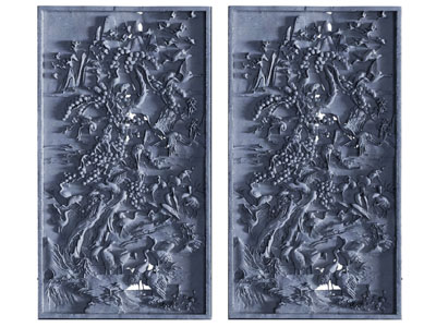 新中式松鹤浮雕 装饰挂画3d模型 新中式松鹤浮雕 装饰挂画
