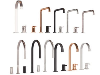 现代金属水龙头3d模型 现代金属水龙头