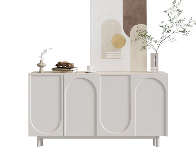 侘寂风玄关柜、边柜