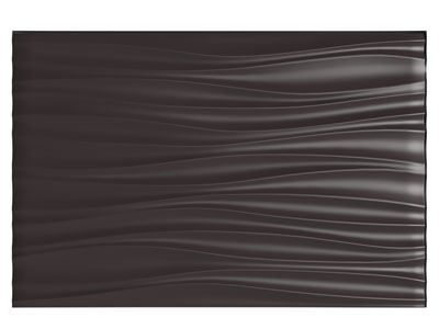 现代波纹板背景墙