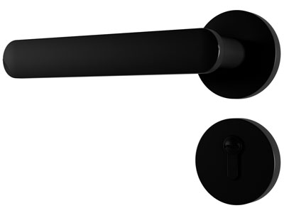 现代黑色金属拉手3d模型 现代黑色金属拉手