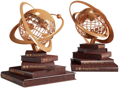 现代城市雕塑雕刻3d模型 现代城市雕塑雕刻