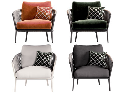 现代单人休闲椅子、扶手椅