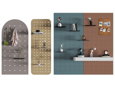 现代洞洞眼墙面收纳墙饰挂件