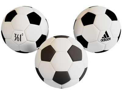 现代足球 体育用品3d模型 现代足球 体育用品