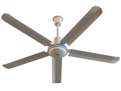 现代六叶电风扇3d模型 现代六叶电风扇