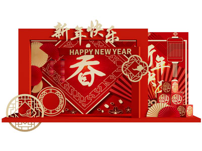 新中式节日美陈