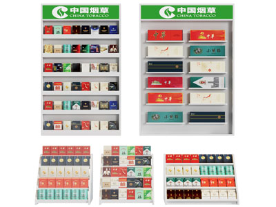 现代烟草展柜 货架